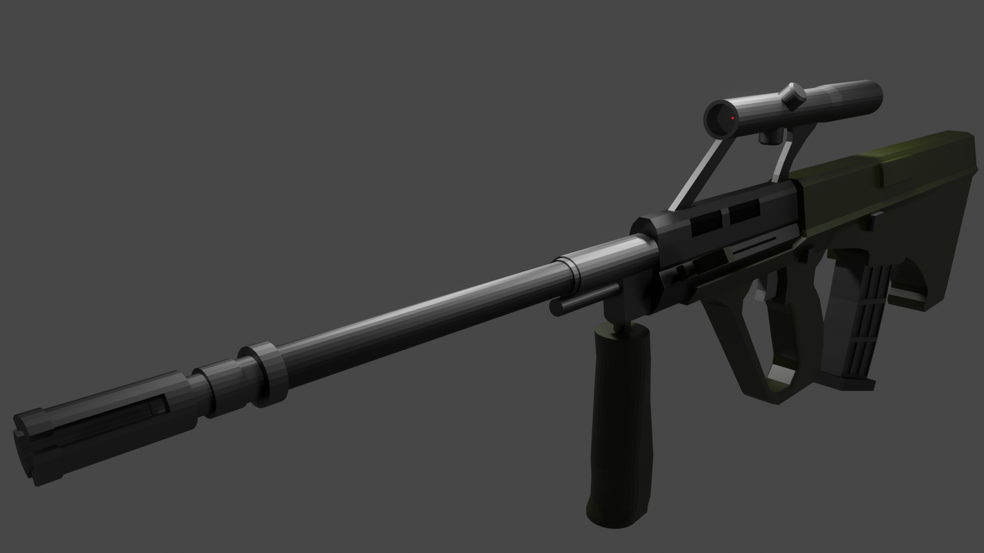 Custom AUG (Low Poly) preview image 4